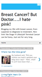 Mobile Screenshot of butdoctorihatepink.com